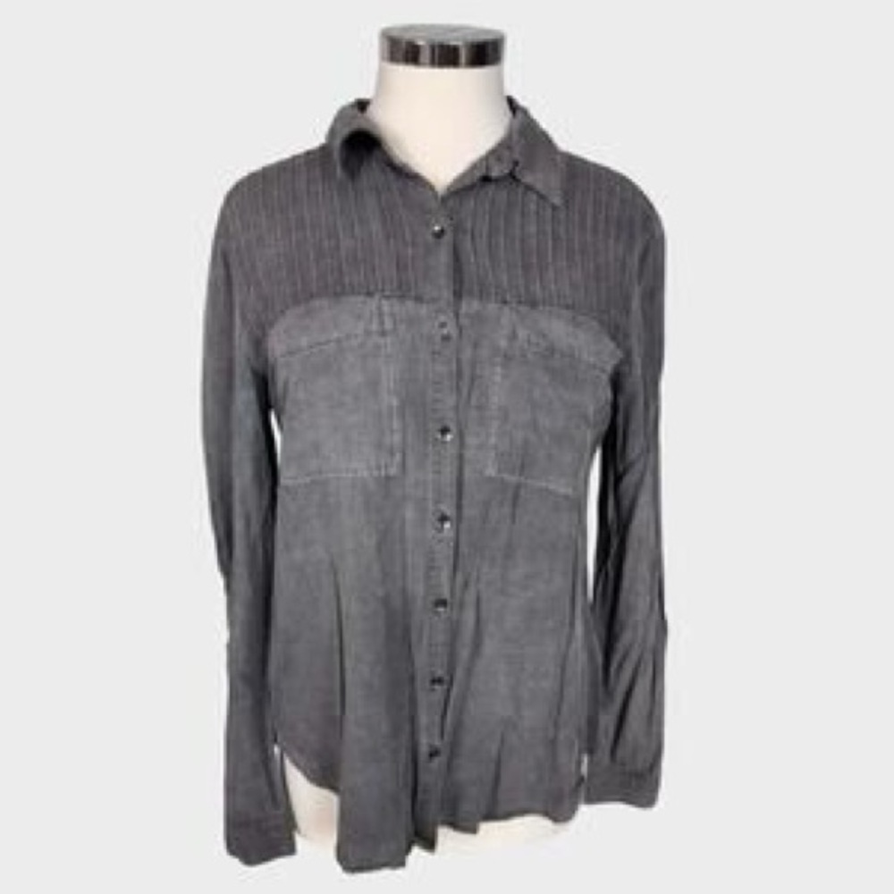 💝3/$20 Maurices Charcoal Shirt Jacket